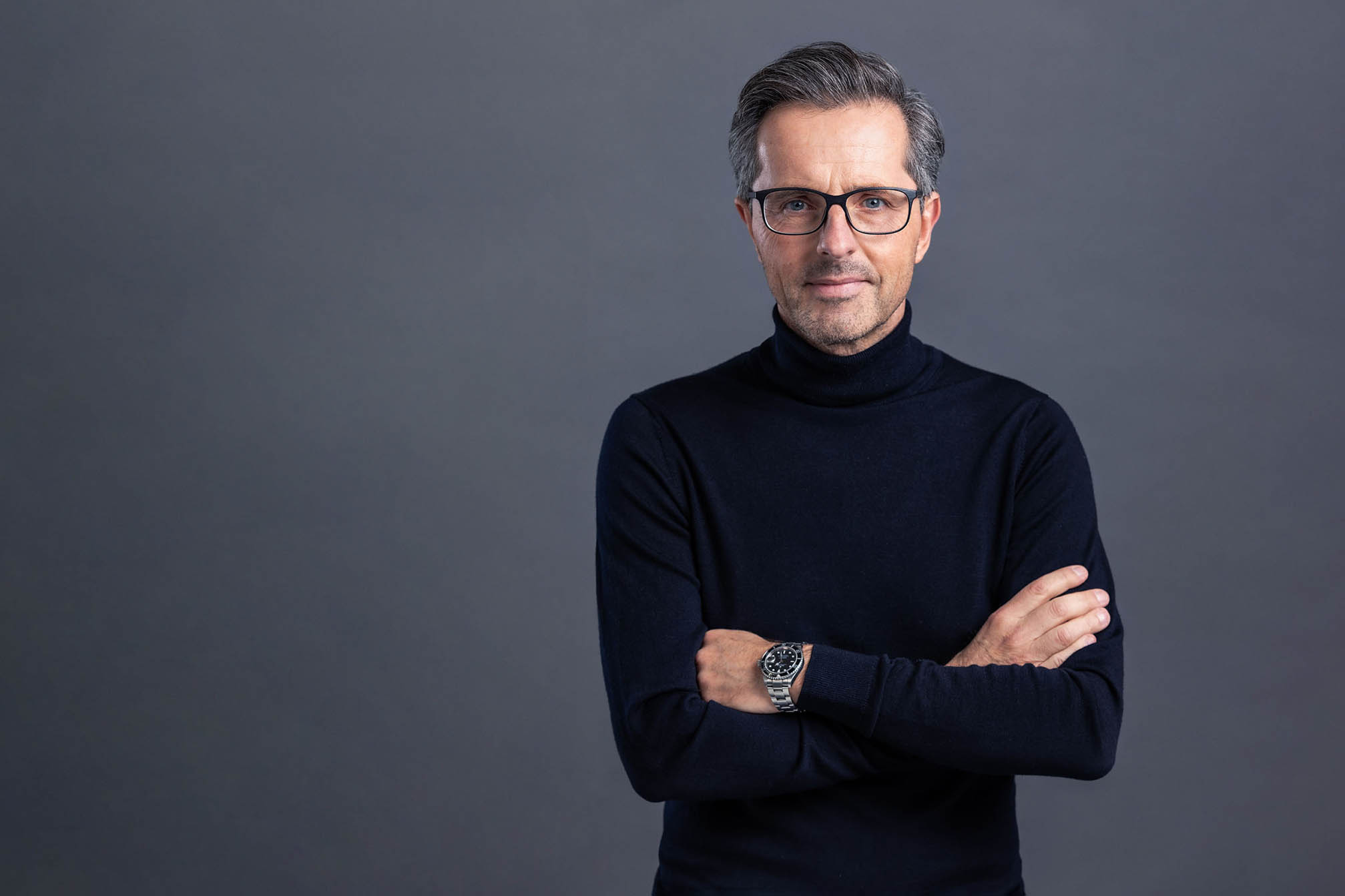 Bewerbungsfotos Köln - Mann mit Rollkragen Pulli